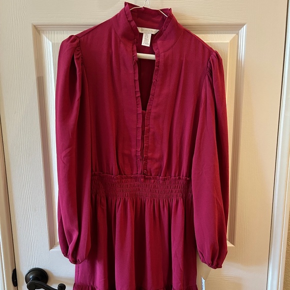 Dress, London Times, size 6, Color, *** Dress is not red, Burgundy/Sangria - Picture 2 of 6